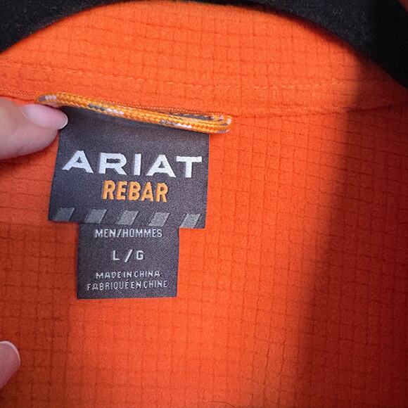 Ariat Men's Rebar DuraStretch Utility Softshell Shirt Jacket. GORPCORE Cowboy Lg - Picture 7 of 7